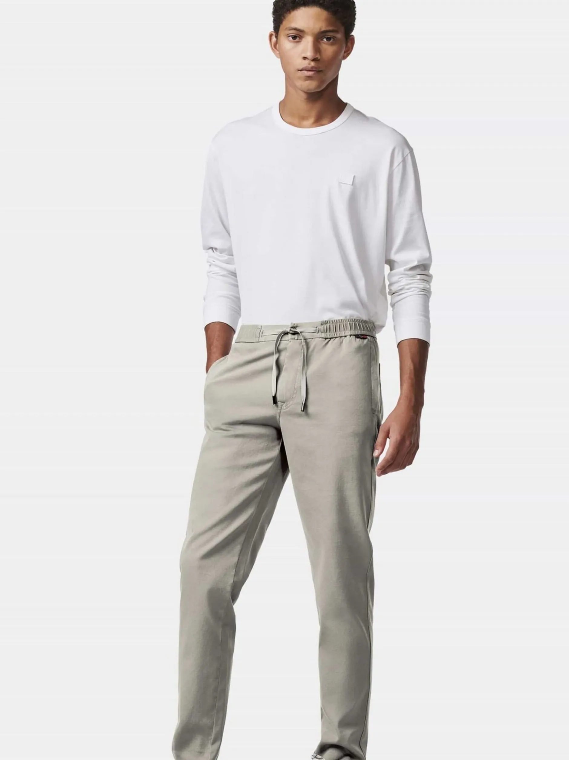 MMX Herren Jersey-Jogger Jupiter in beige - Länge: lang