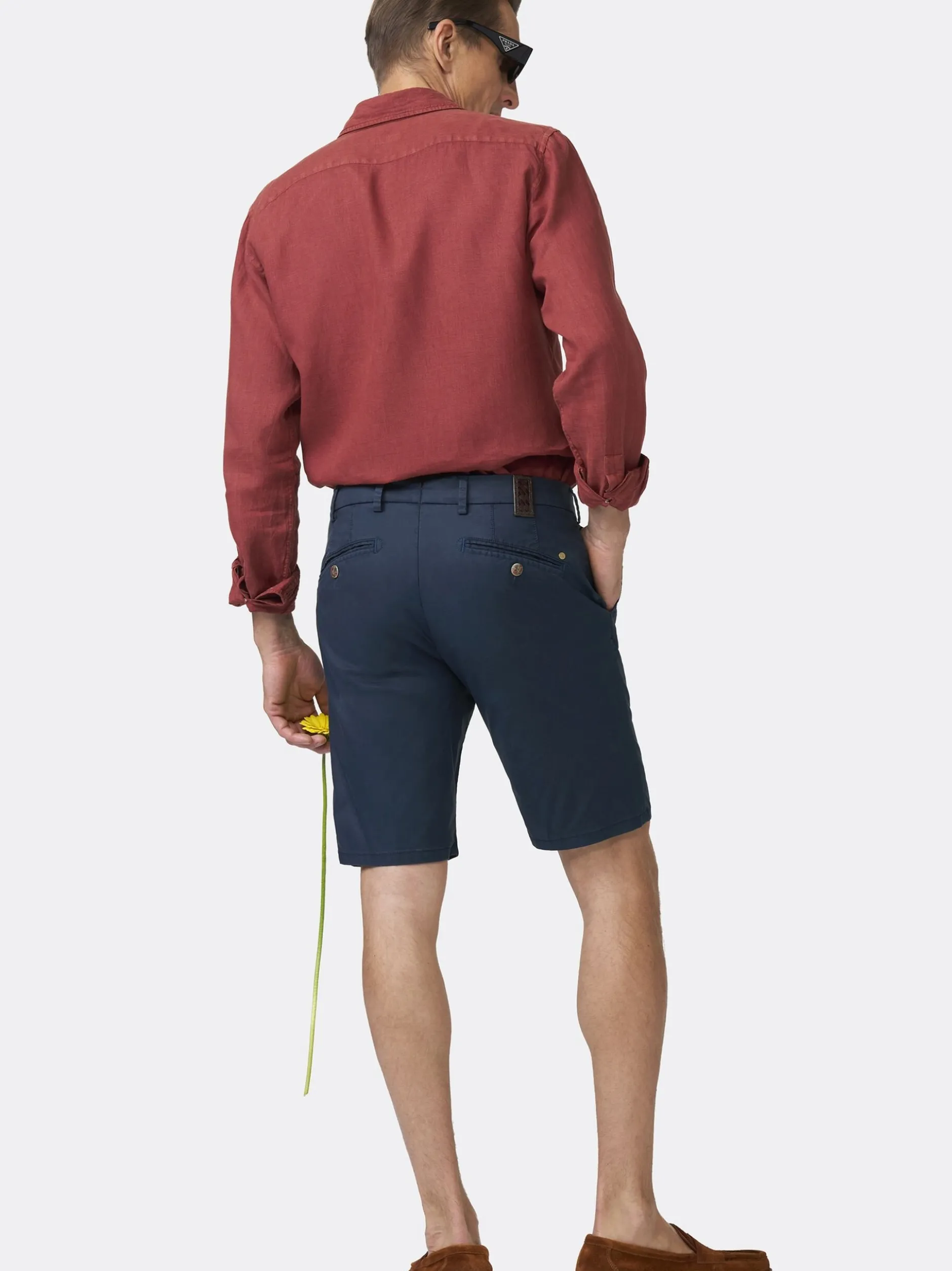 MMX Herren Shorts in marine - Länge: kurz