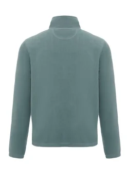 Mo Herren Fleecepullover in türkis