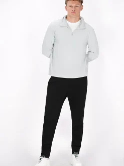 Mo Herren Fleecepullover in türkis