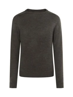 Mo Herren Pullover in anthrazit - Ausschnitt: Rundhals