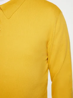 Mo Herren Pullover in mais - Ausschnitt: ohne Kragen