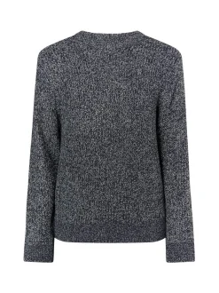 Mo Herren Pullover in marine - Ausschnitt: Rundhals
