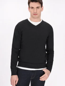 Mo Herren Pullover in melange