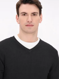 Mo Herren Pullover in melange