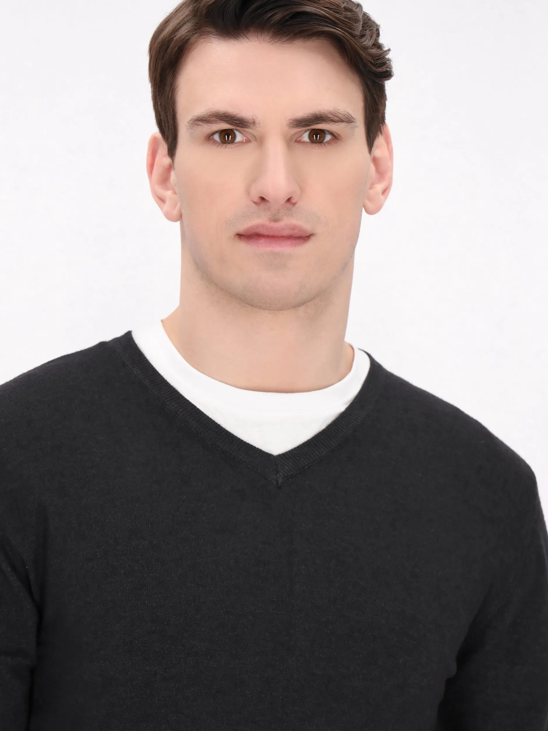 Mo Herren Pullover in melange