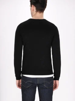 Mo Herren Pullover in schwarz