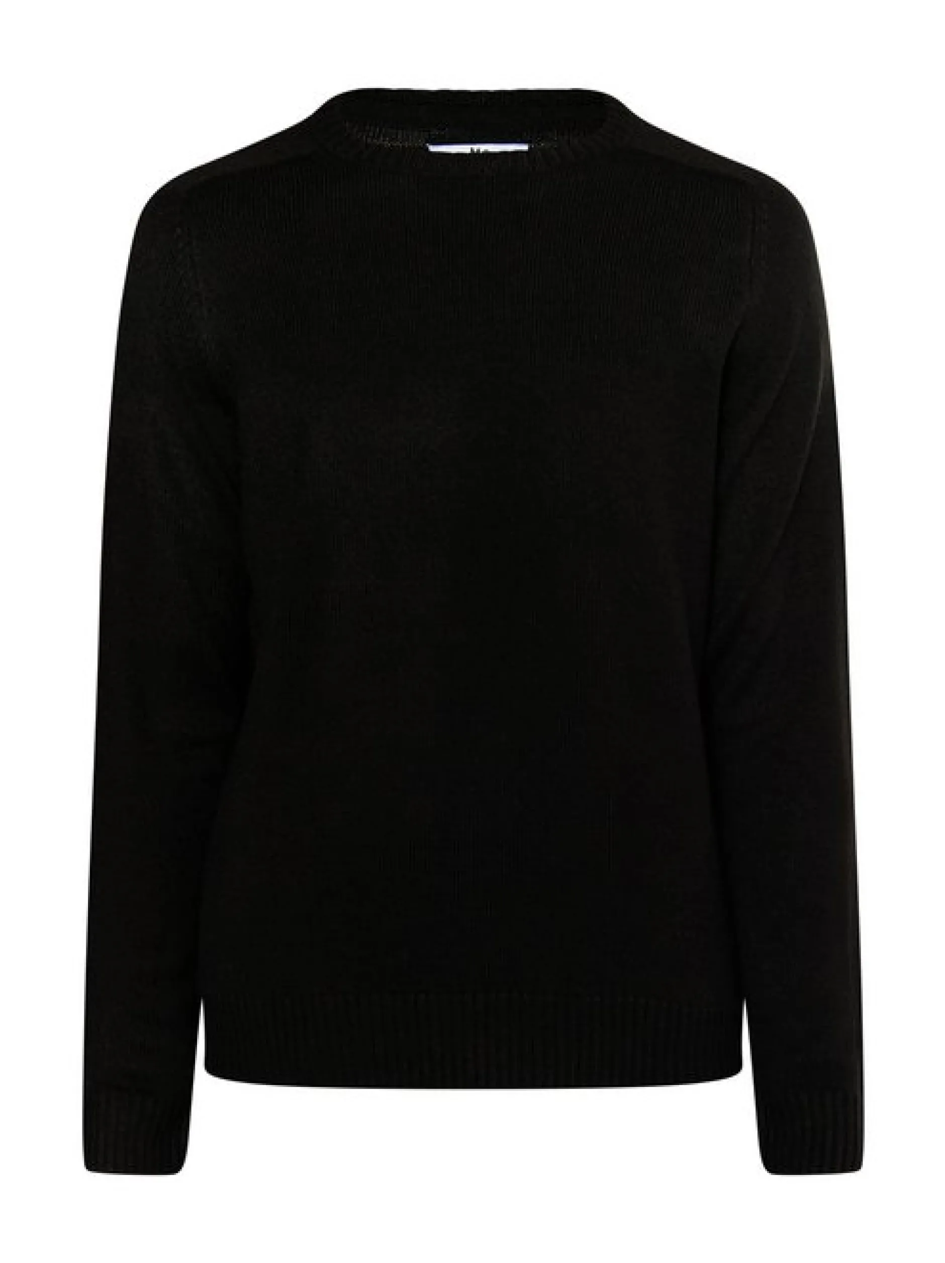 Mo Herren Pullover in schwarz - Ausschnitt: Rundhals