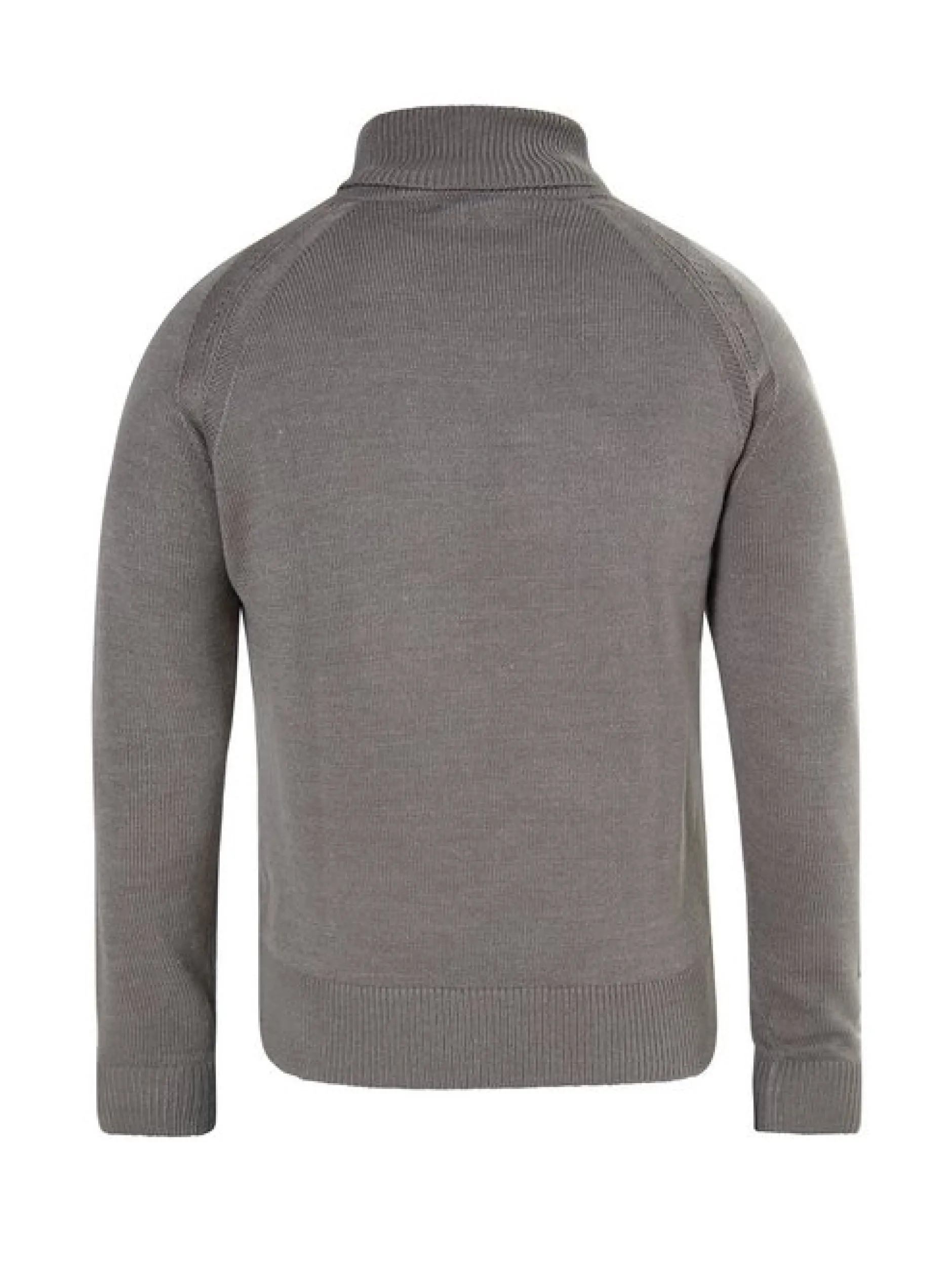 Mo Herren Rollkragenpullover in grau