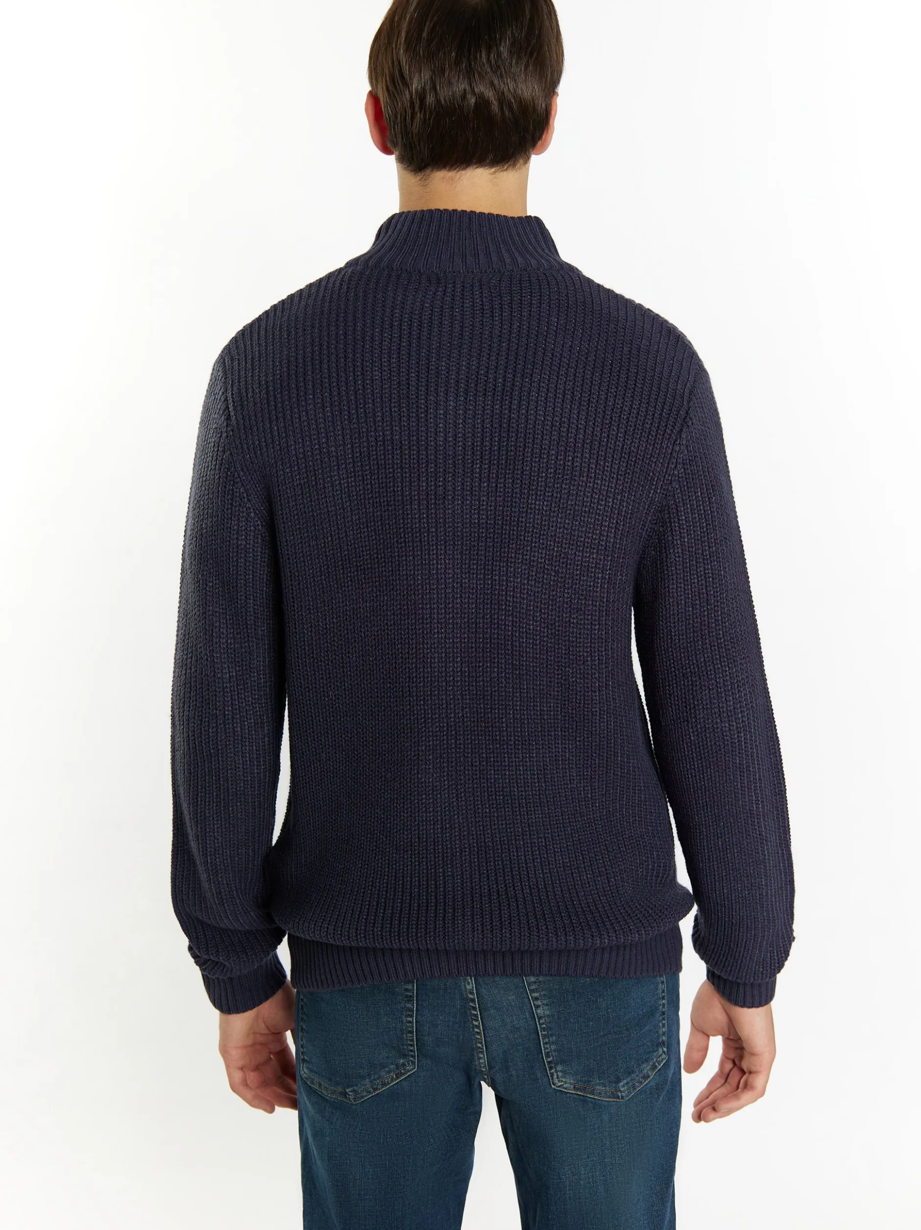 Mo Herren Strickjacke in marine