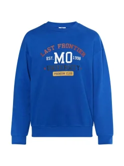 Mo Herren Sweatshirt in blau - Ausschnitt: Rundhals