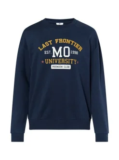 Mo Herren Sweatshirt in marine - Ausschnitt: Rundhals