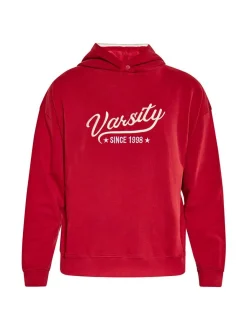 Mo Herren Sweatshirt in rot - Ausschnitt: ohne Kragen