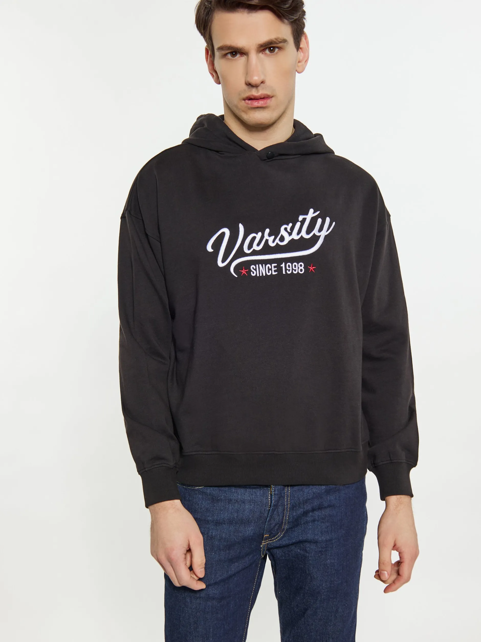 Mo Herren Sweatshirt in schwarz