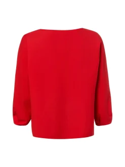 More & More Damen Blusenshirt in rot - Ärmel: 3/4 Arm