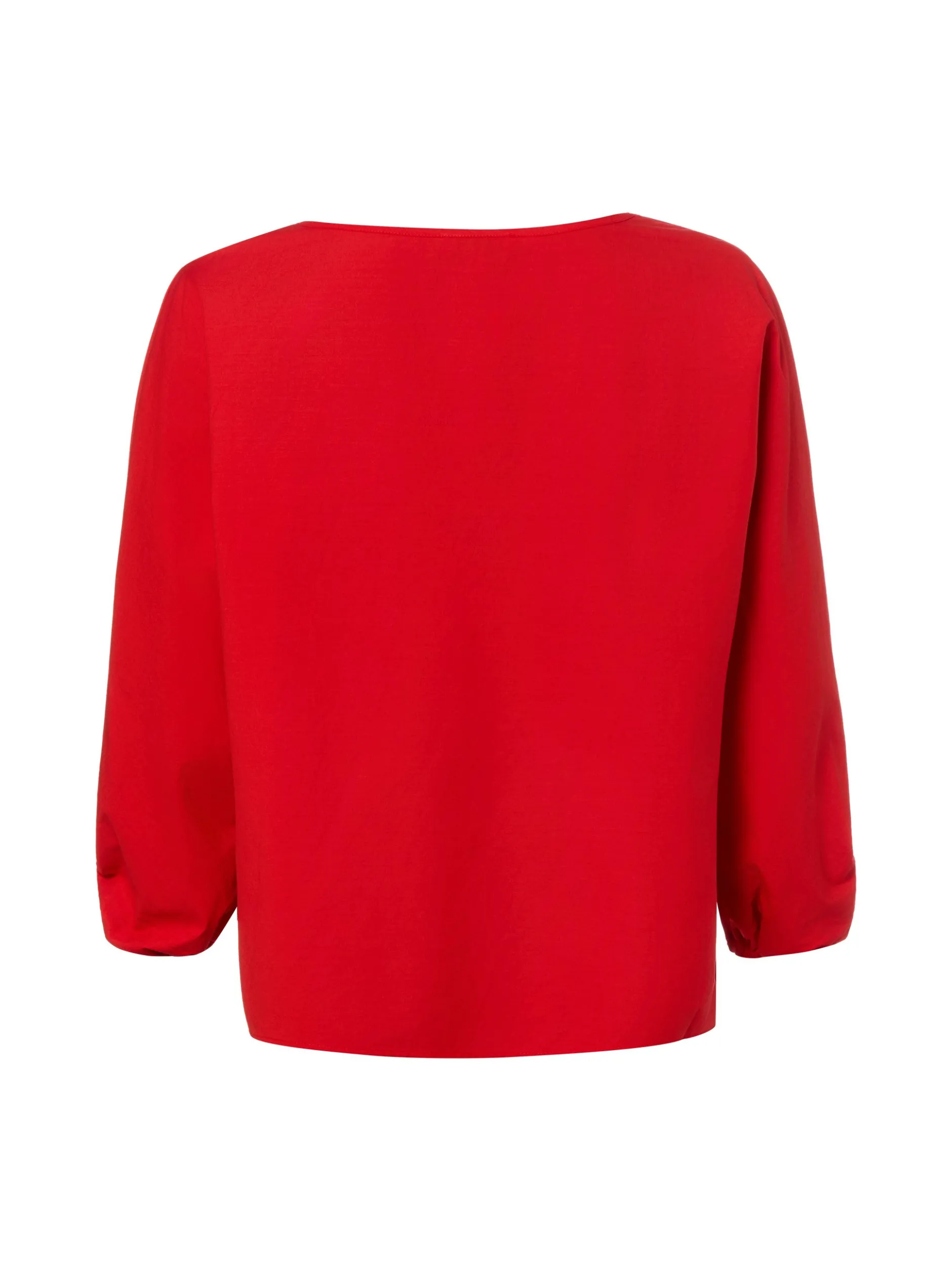 More & More Damen Blusenshirt in rot - Ärmel: 3/4 Arm