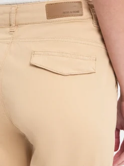 More & More Damen Chinos in sand - Länge: verkürzt