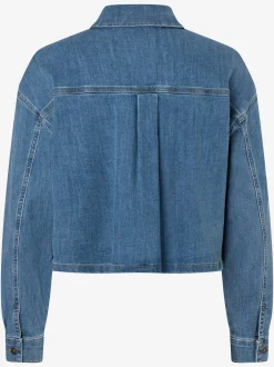 More & More Damen Jeansjacke in medium stone