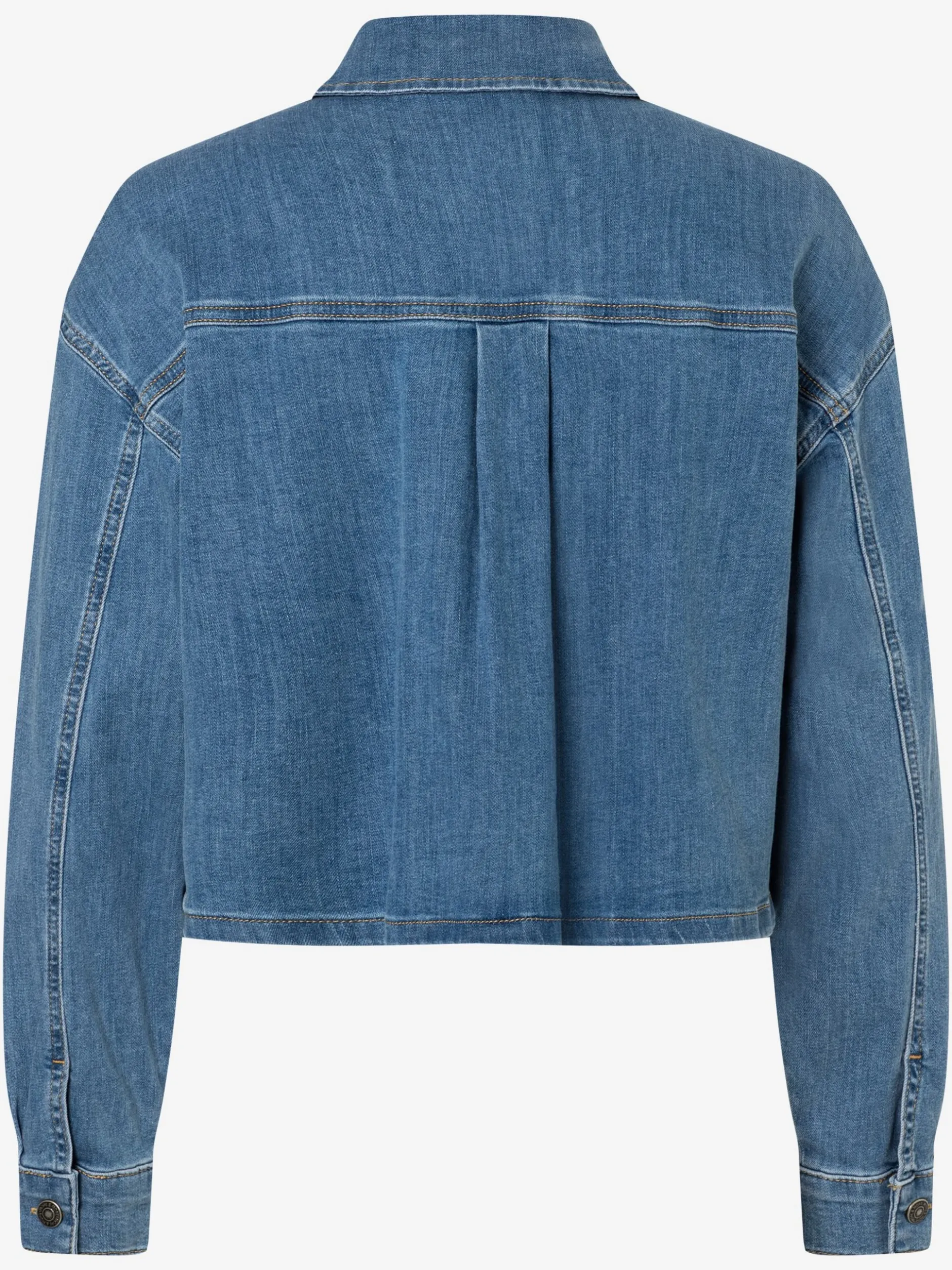 More & More Damen Jeansjacke in medium stone