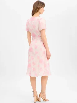 More & More Damen Sommerkleid in rosa - Ärmel: kurzarm