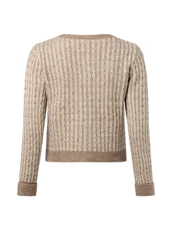 More & More Damen Strickpullover in taupe ecru