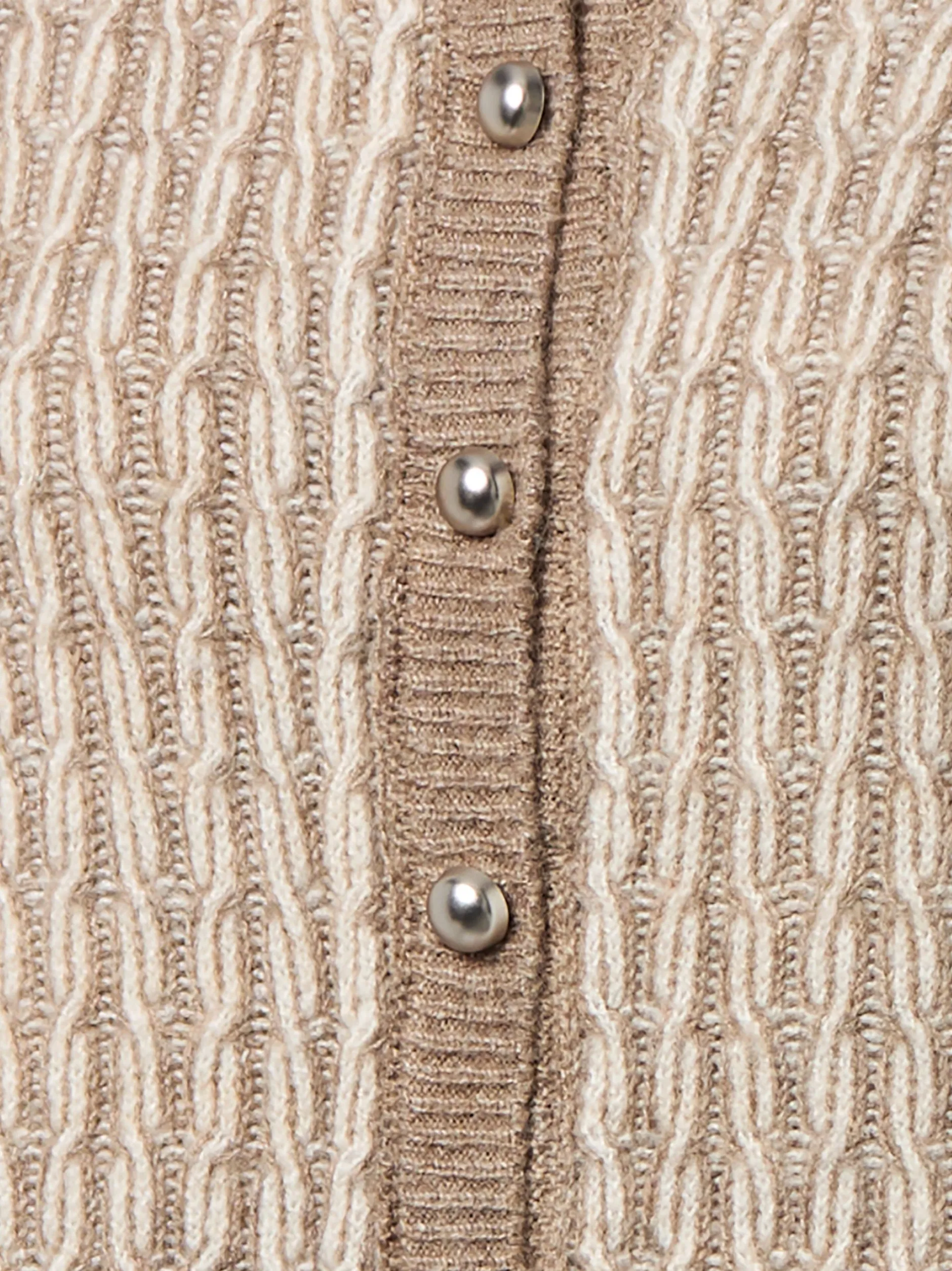 More & More Damen Strickpullover in taupe ecru