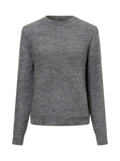 More & More Damen Strickpullover in grau
