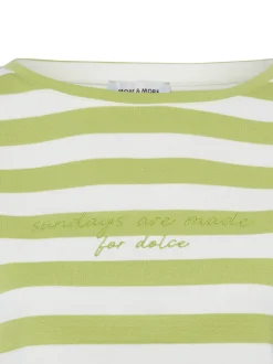 More & More Damen T-Shirt in erbse weiß - Ärmel: kurzarm