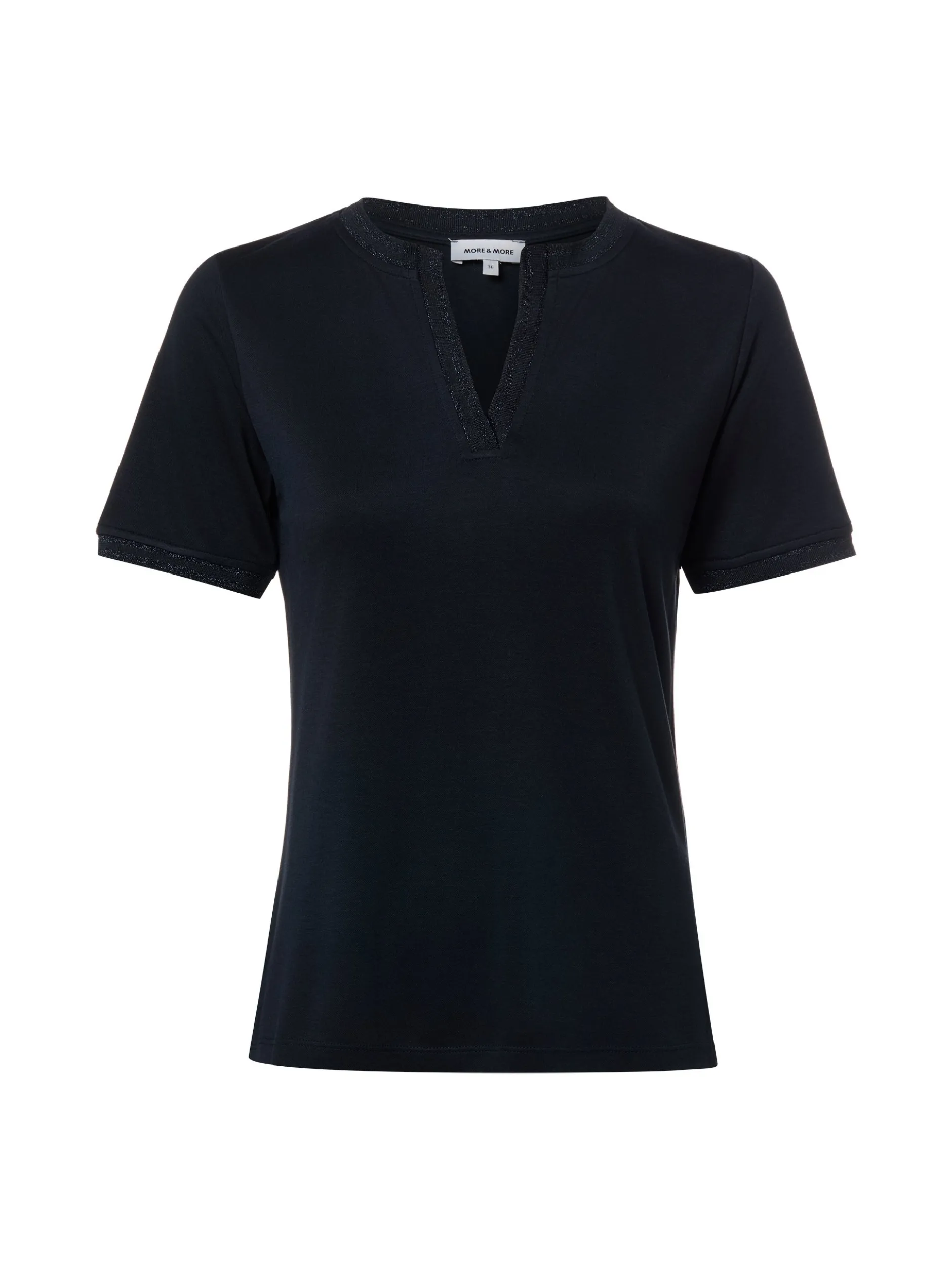More & More Damen T-Shirt in marine - Ärmel: kurzarm