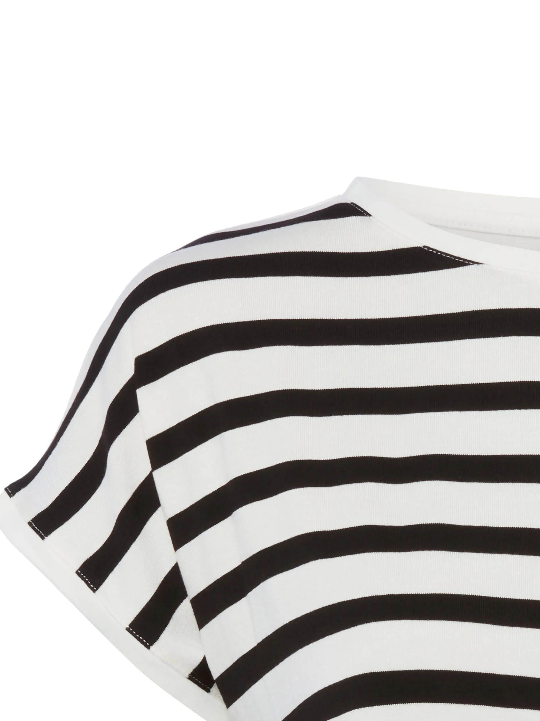 More & More Damen T-Shirt in schwarz weiß