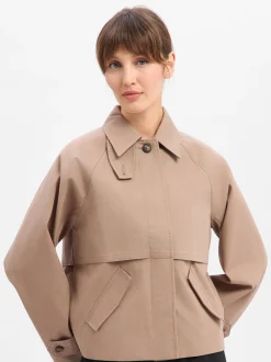 Msch Copenhagen Damen Übergangsjacke - MSCHSvada in braun