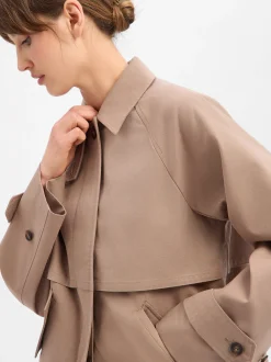 Msch Copenhagen Damen Übergangsjacke - MSCHSvada in braun