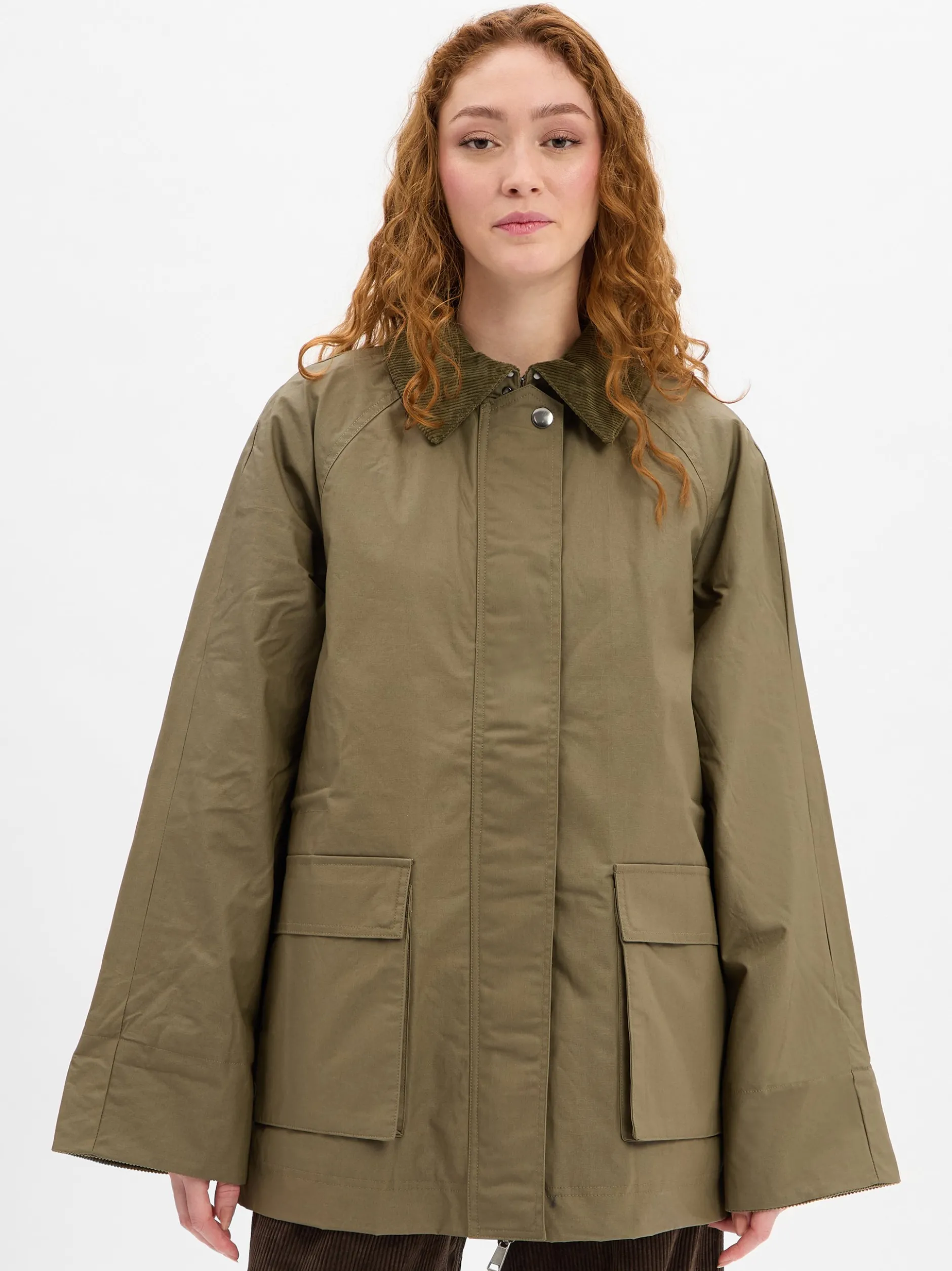 Msch Copenhagen Damen Übergangsjacke - MSCHoana in khaki