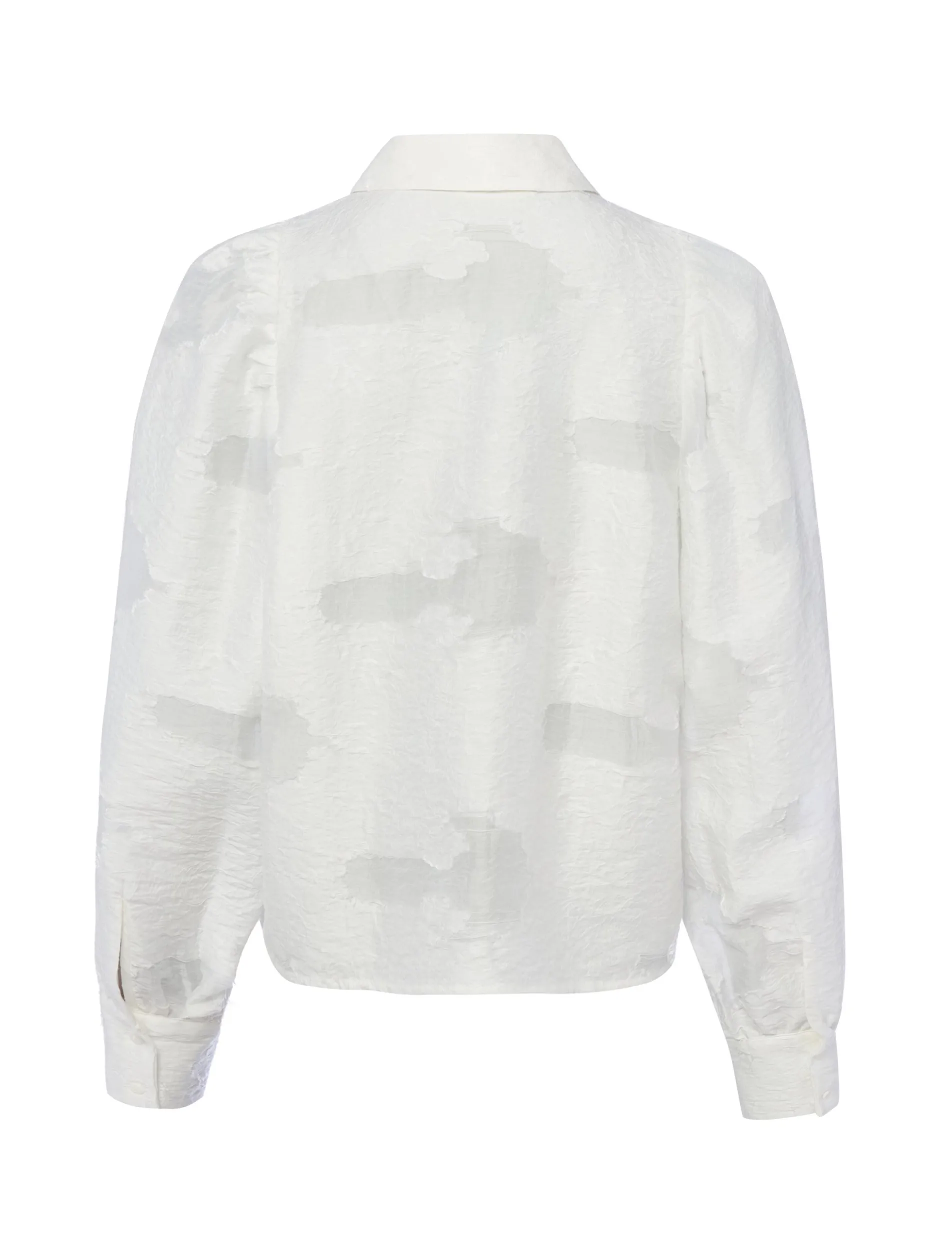 Msch Copenhagen Damen Bluse - MSCHOrkidea in weiß