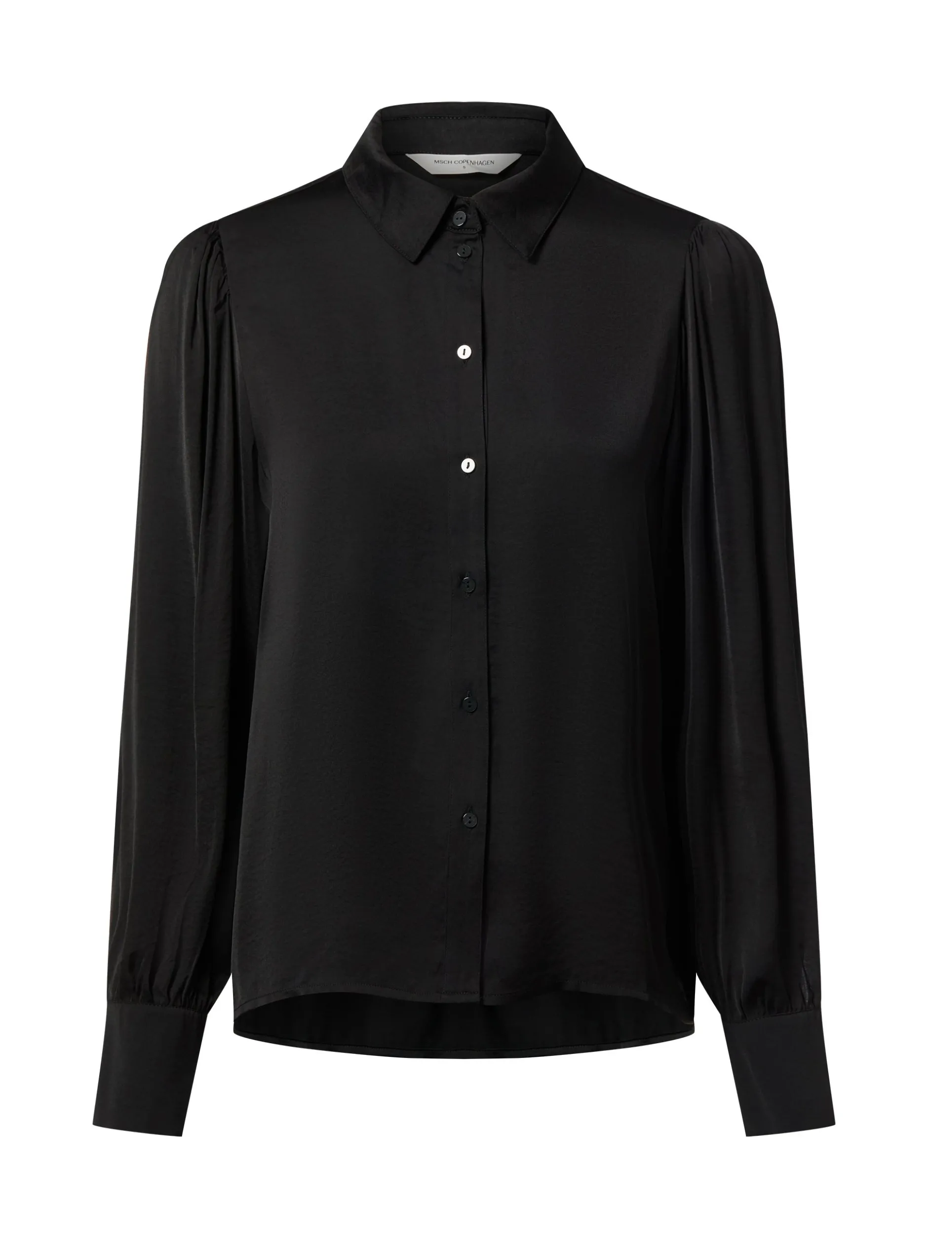 Msch Copenhagen Damen Bluse - MSCHViloah Maluca in schwarz