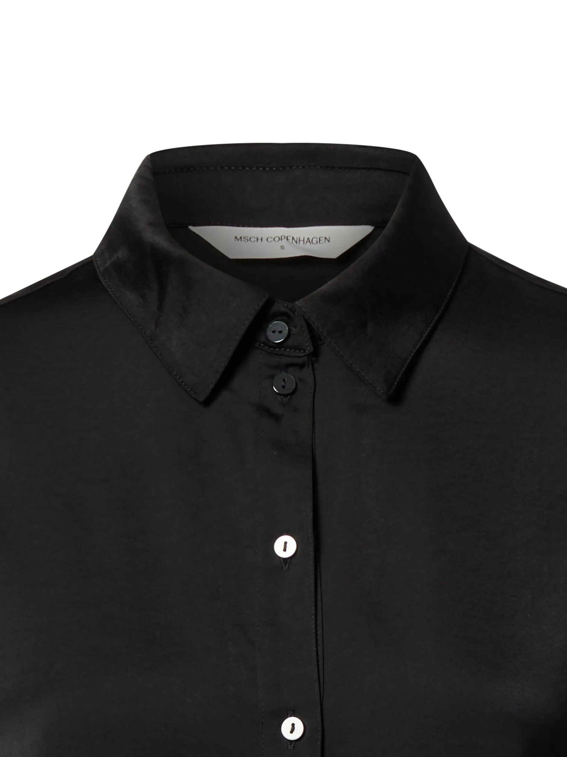 Msch Copenhagen Damen Bluse - MSCHViloah Maluca in schwarz