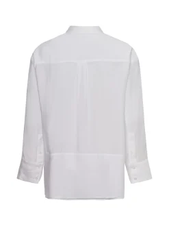 Msch Copenhagen Damen Hemdbluse - MSCHBarrington in weiß
