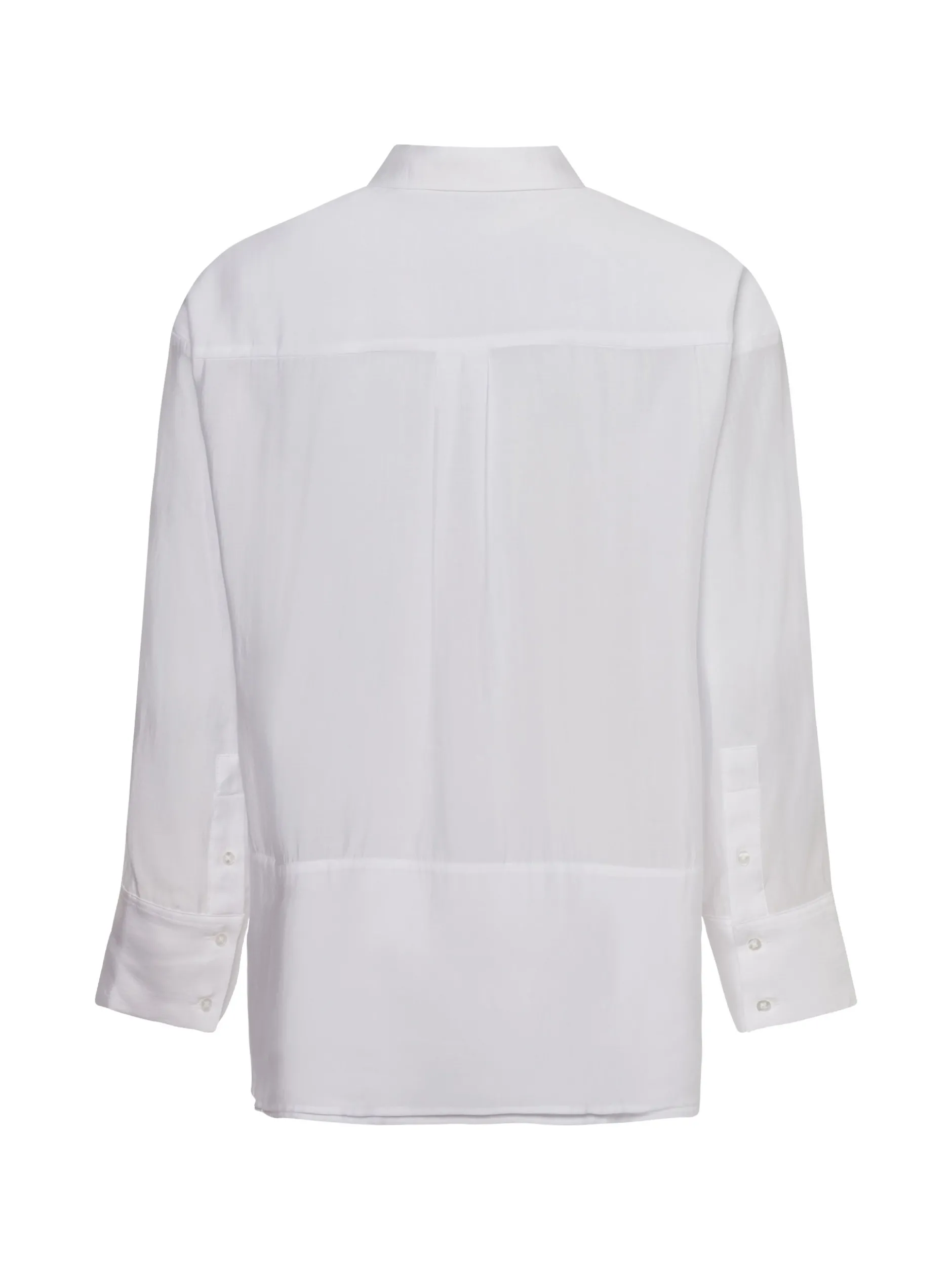 Msch Copenhagen Damen Hemdbluse - MSCHBarrington in weiß