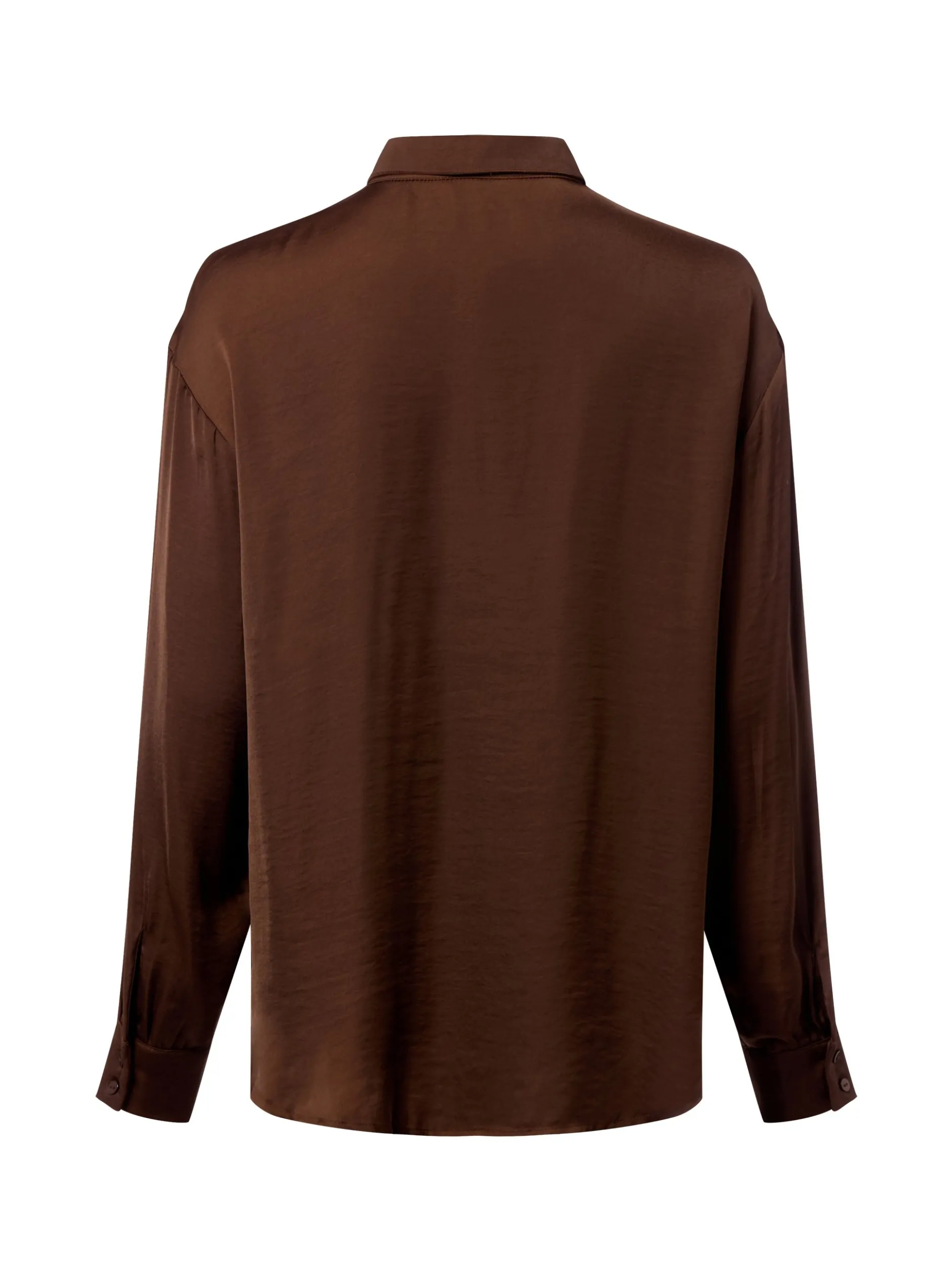 Msch Copenhagen Damen Hemdbluse - MSCHSandeline Maluca in schoko