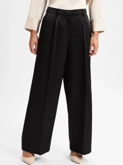 Msch Copenhagen Damen Hose - MSCHUlla in schwarz