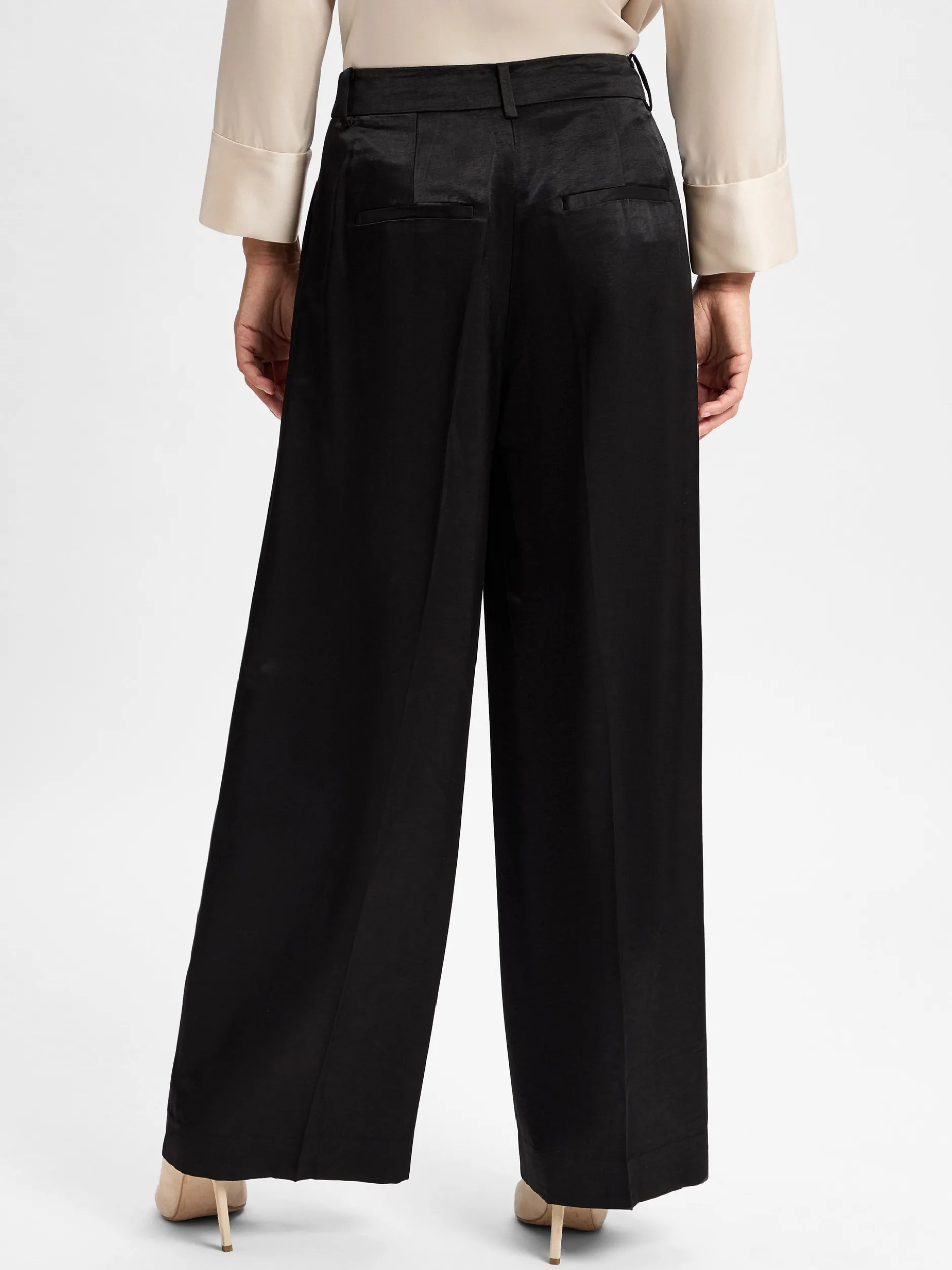 Msch Copenhagen Damen Hose - MSCHUlla in schwarz