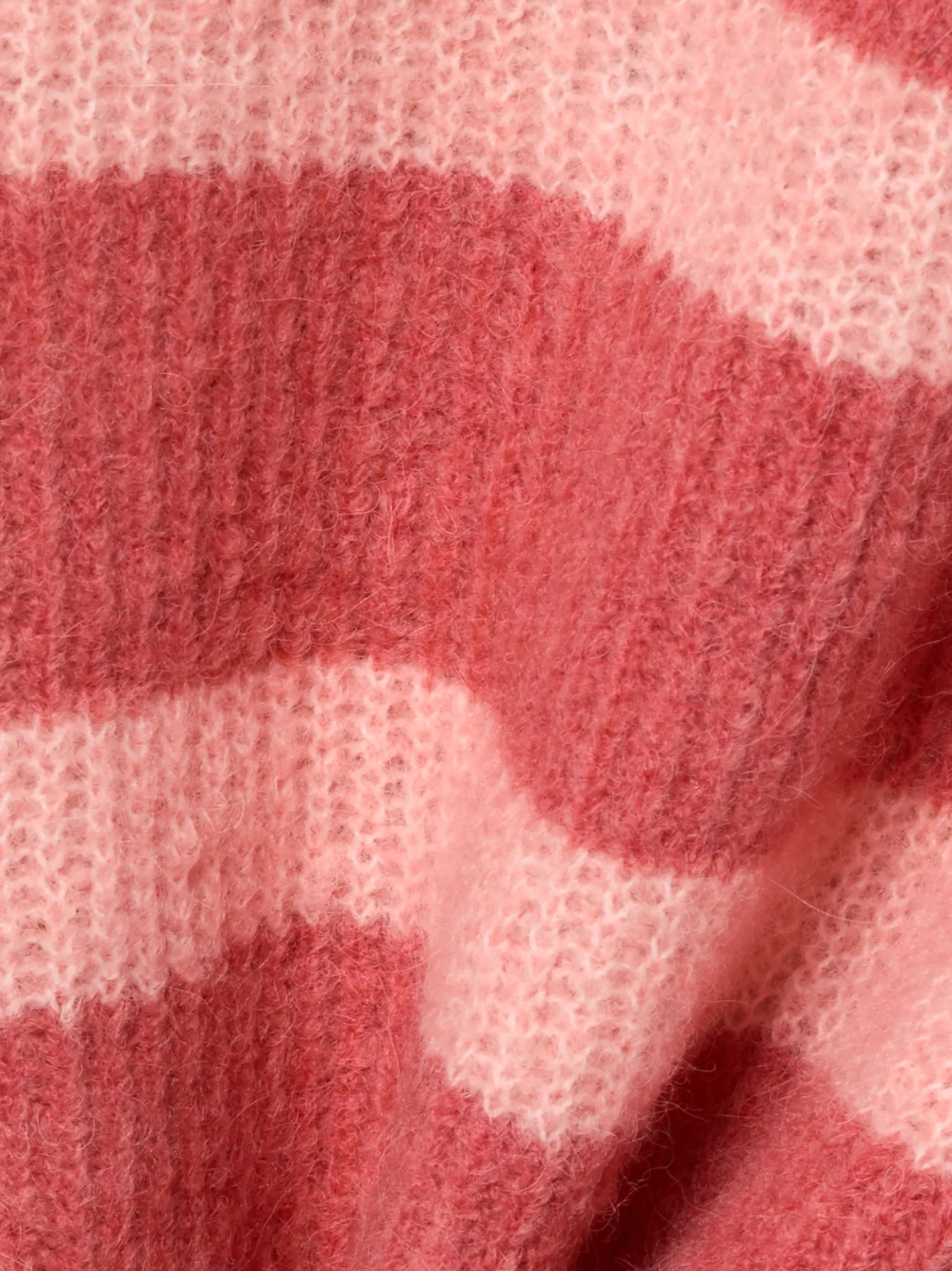 Msch Copenhagen Damen Kurzarm-Strickpullover mit Alpaca-Anteil - MSCHMilania Hope in koralle rosa