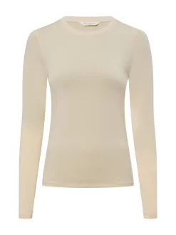Msch Copenhagen Damen Langarmshirt - Mschbetrina in beige