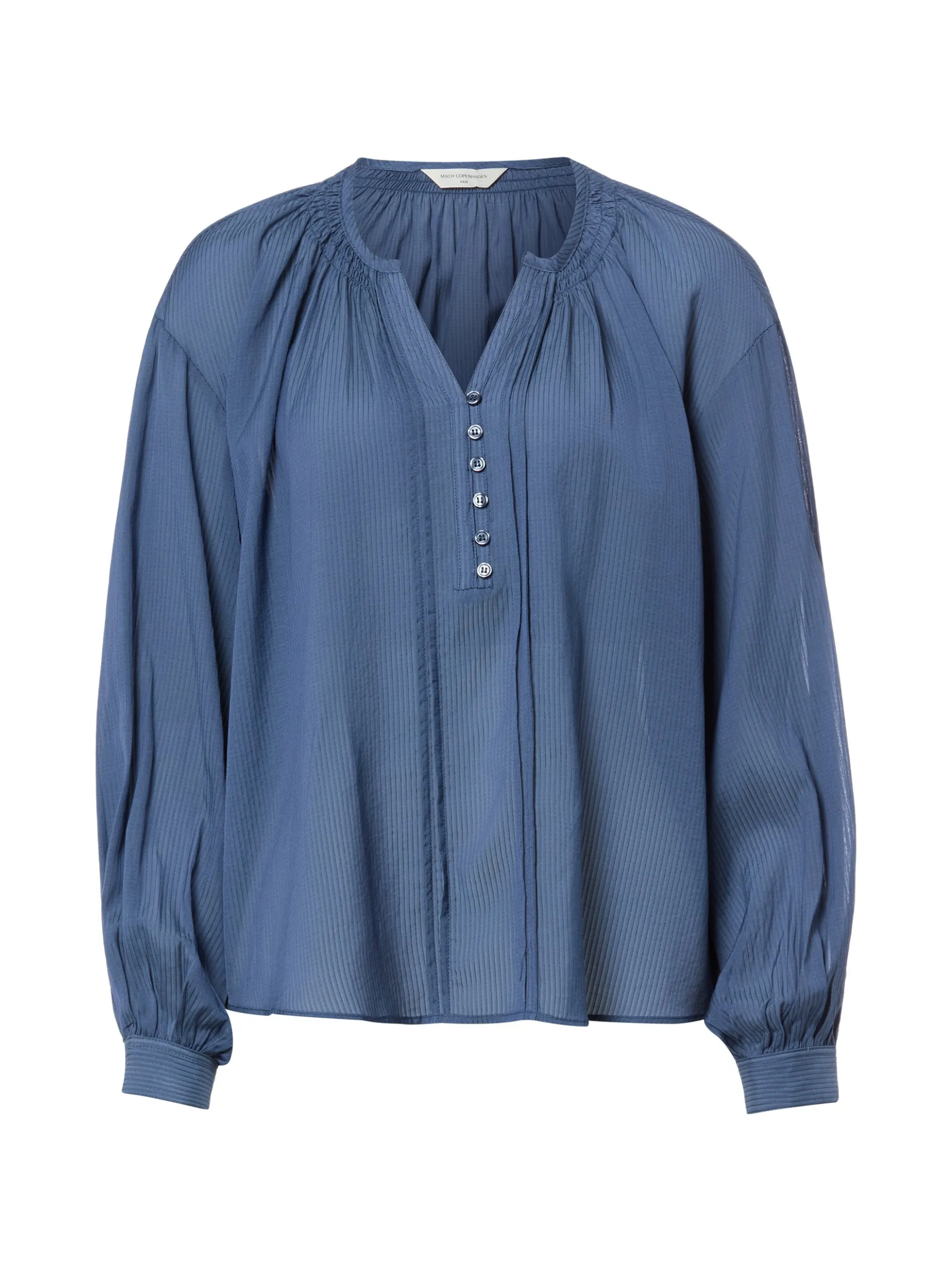 Msch Copenhagen Damen Schlupfbluse - MSCHGabrielle in indigo
