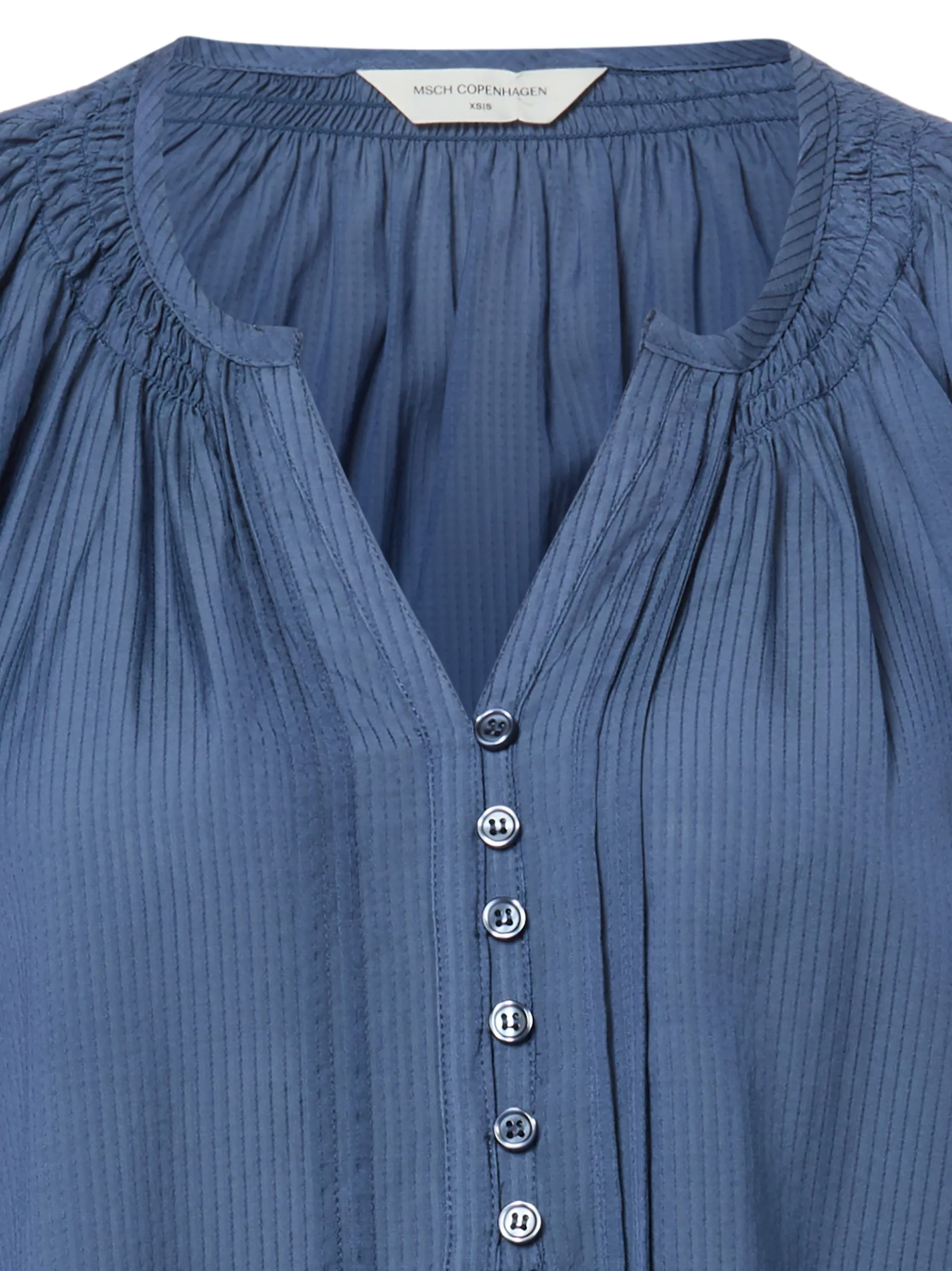 Msch Copenhagen Damen Schlupfbluse - MSCHGabrielle in indigo