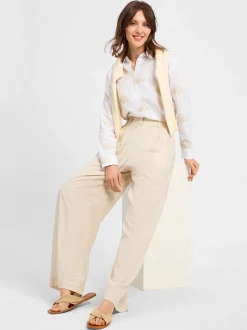 Msch Copenhagen Damen Stoffhose - MSCHRyan Conella in beige