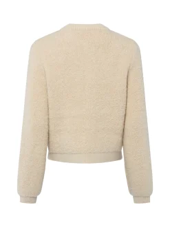 Msch Copenhagen Damen Strickjacke mit Wolle und Alpaka - MSCHNerida in beige