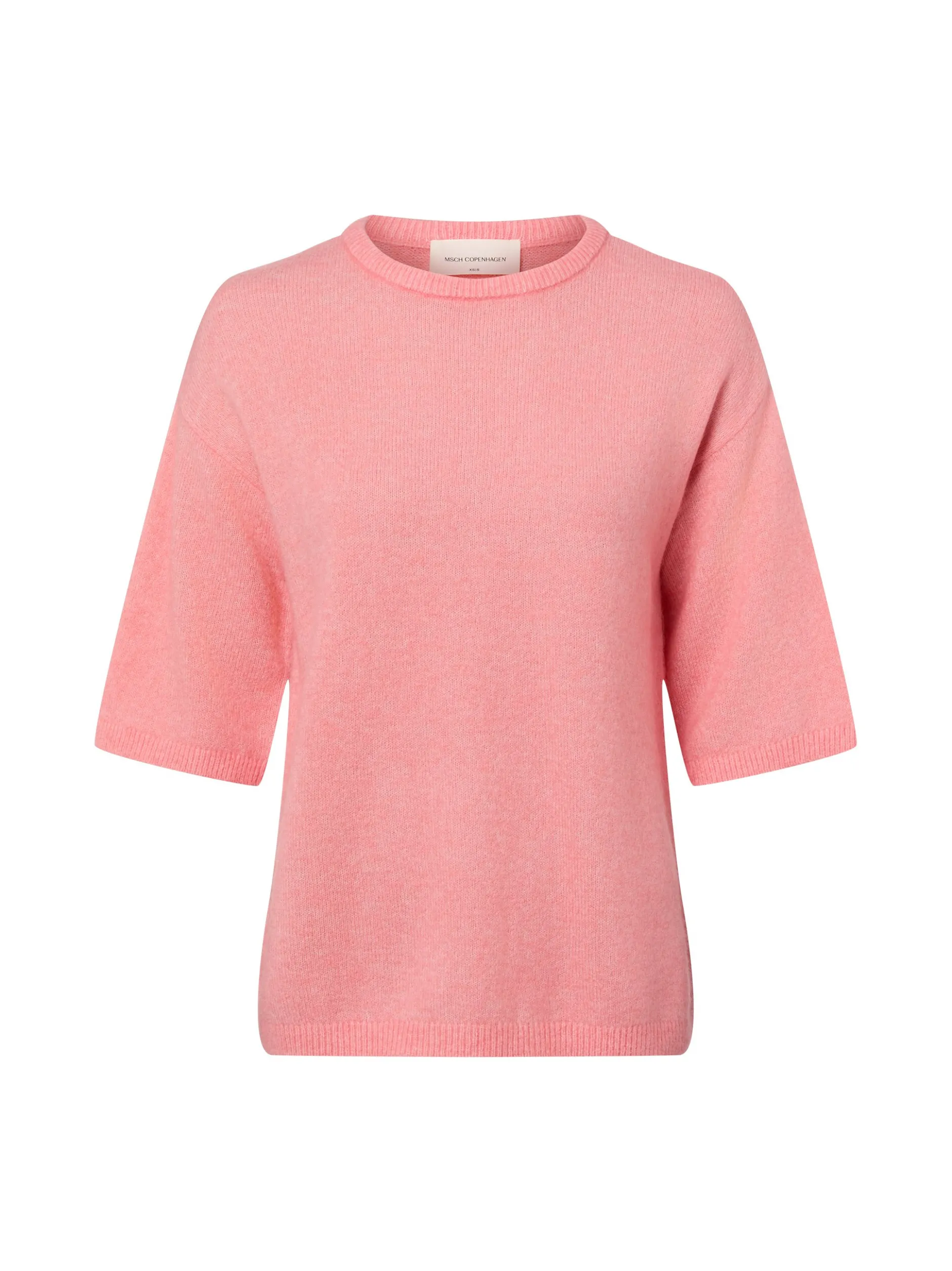 Msch Copenhagen Damen Strickpullover mit Alpakaanteil - MSCHKellsey Algeria in rosa