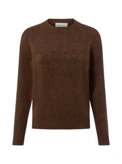 Msch Copenhagen Damen Strickpullover mit Alpakaateil - MSCHFestina Hope in schlamm
