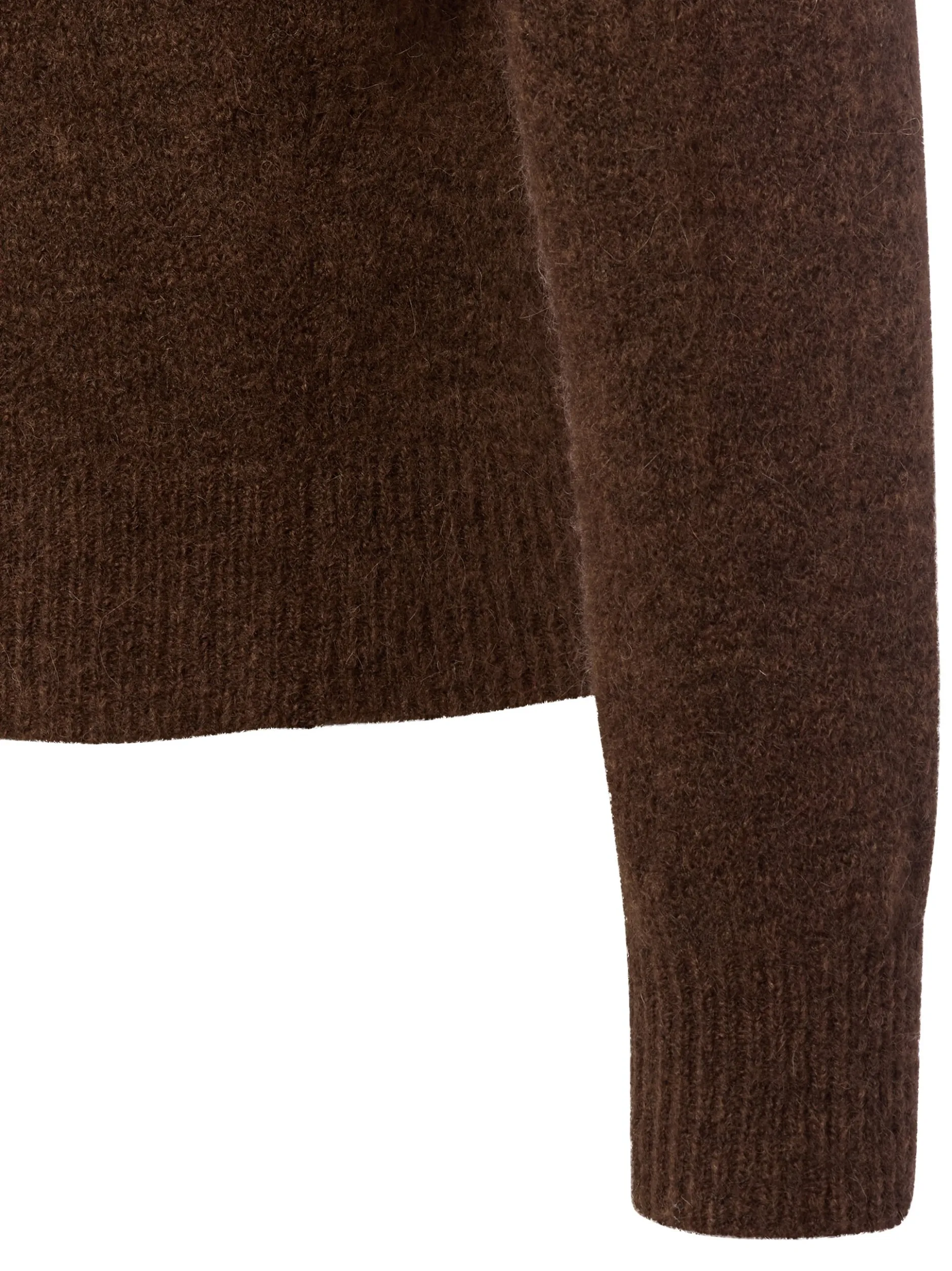 Msch Copenhagen Damen Strickpullover mit Alpakaateil - MSCHFestina Hope in schlamm